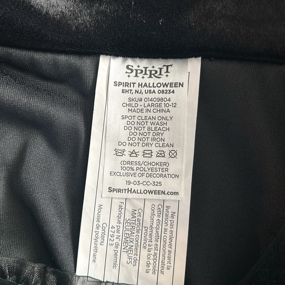 Spirit Black and Green Witch Costume for Kids - Picture 7 of 9